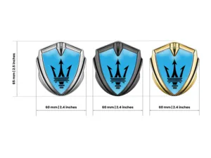 Maserati Emblema Fender Badge Look High-End Stile Drift